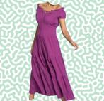 Gorgeous long boho dress (size S/M/L) new, Kleding | Dames, Jurken, Maat 38/40 (M), John Baner, Paars, Nieuw