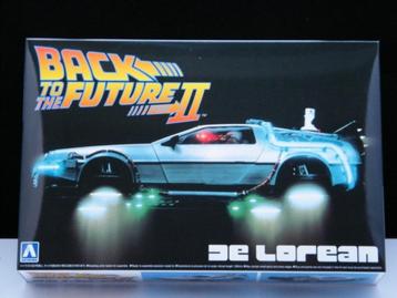 DeLorean Back to the Future 2 bouwmodel vlieg+straat versie, Neuf, Autres marques, Voiture, Plus grand que 1:32