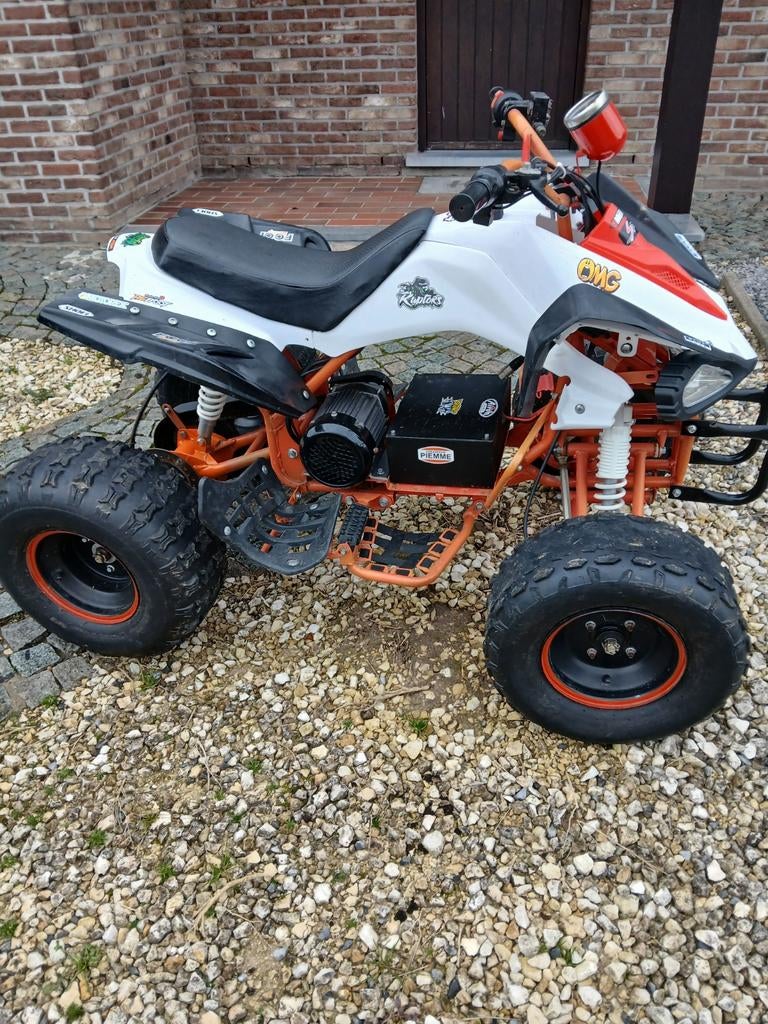 Elektrische quad met werk, Enlèvement