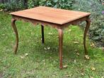 Louis XV stijl tafel van massief hout, Ophalen, 100 tot 150 cm, Eikenhout, 50 tot 100 cm