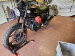 Moto Guzzi V7 iii  canvas zijtassen met rek., Motos, Accessoires | Valises & Sacs, Neuf