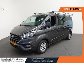 Ford Transit Custom 130pk Automaat L2H1 Trend Dubbele cabine, Auto's, Stof, Euro 6, 4 cilinders, Diesel