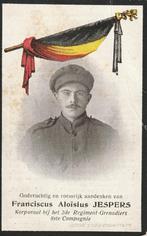 Gesneuvelde 1914-18 Franciscus Jespers Zondereigen, Verzamelen, Bidprentjes en Rouwkaarten, Ophalen of Verzenden
