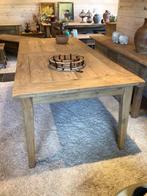 landelijke oude boerentafel, Huis en Inrichting, Ophalen, Teakhout, 50 tot 100 cm, Landelijk