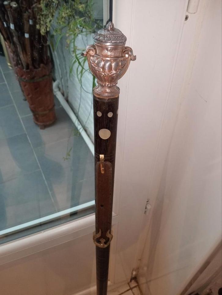 Canne d' écrivain public, Antiquités & Art, Curiosités & Brocante