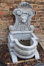 Blauwe stenen muurfontein, Tuin en Terras, Ophalen, Gebruikt, Hardsteen, Fontein