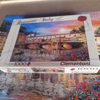 puzzel Clementoni 1000 stukjes Romantic Italy, Comme neuf, 500 à 1500 pièces, Puzzle, Enlèvement