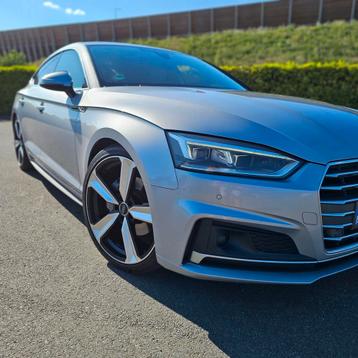 Audi A5 Sportback Virtual Keyless Automatic 20 pouces, Autos, Cuir, Argent ou Gris, Achat, Euro 6