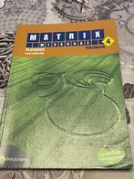 Matrix wiskunde 4 Plusboek 5 uur tekstboek, ASO, Wiskunde A, Ophalen of Verzenden, Zo goed als nieuw