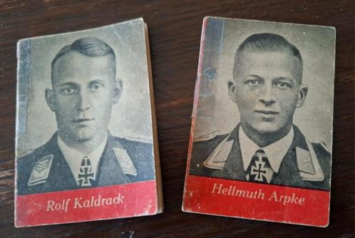 Duits WW2 - 2 kleine boekjes "Helden der Wehrmacht" 1942, Verzamelen, Militaria | Tweede Wereldoorlog, Ophalen of Verzenden