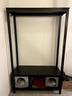 Kast Ikea (zwart), Huis en Inrichting, Kasten | Kleerkasten, Ophalen, Gebruikt, 100 tot 150 cm, Met hangruimte