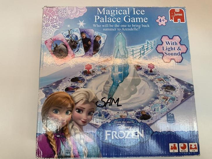 Bordspel: Frozen Magical Ice Palace Game met licht en geluid, Hobby en Vrije tijd, Gezelschapsspellen | Bordspellen, Ophalen