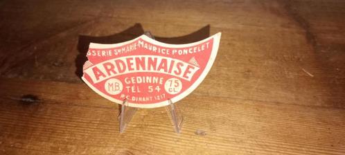 Brasserie oud bier met het Ardennaise-label, Verzamelen, Biermerken, Gebruikt, Overige typen, Overige merken, Ophalen of Verzenden