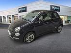 Fiat 500  1.2 8v 69hp MTA Lounge, Auto's, Automaat, 4 zetels, Zwart, Bedrijf