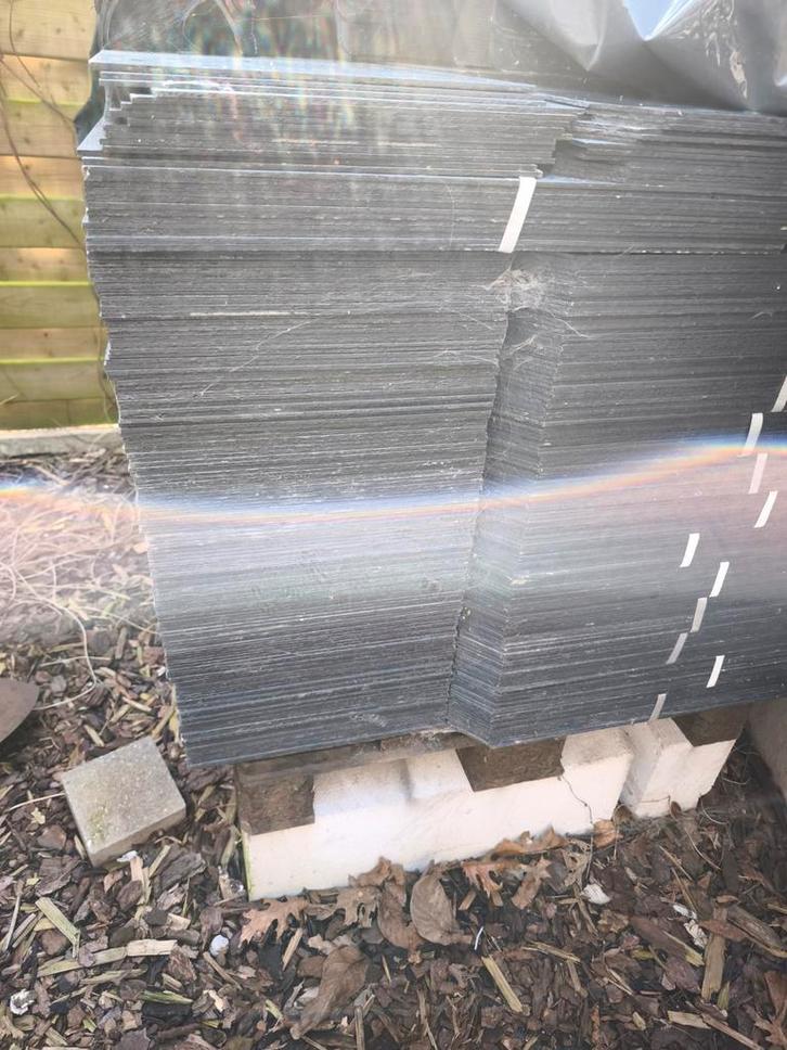 Leien alterna 60/32 2 afgesneden donkergrijs, Doe-het-zelf en Bouw, Dakpannen en Dakbedekking, Ophalen