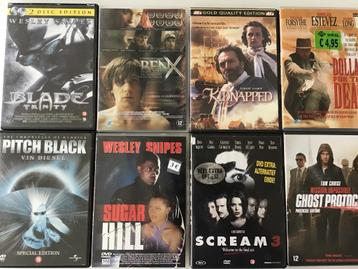 100 tal dvd's diverse genres aan slechts 2 euro per stuk beschikbaar voor biedingen