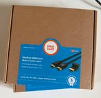 BlueBuilt HDMI Kabel Nylon 5 meter zwart Ultra HD 4K, Informatique & Logiciels, Pc & Câble réseau, Enlèvement ou Envoi, Comme neuf