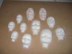 Gips hoofdjes & poly kegels poppen makerij, Enlèvement ou Envoi, Comme neuf, Bricolage