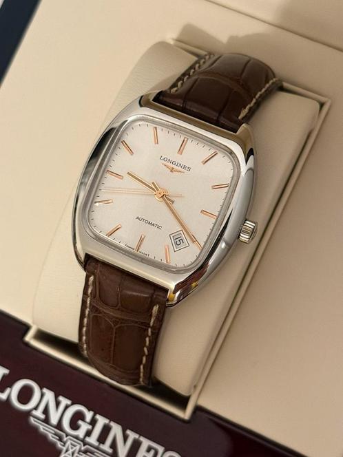 Longines Automatic Heritage 1969 L2.310.4, Handtassen en Accessoires, Horloges | Heren, Zo goed als nieuw, Polshorloge, Overige merken
