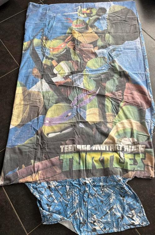 Dekbedovertrek Ninja Turtles (flanel), Kinderen en Baby's, Kinderkamer | Beddengoed, Gebruikt, Dekbedovertrek, Overige kleuren