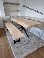 boomstammeubels, schaaldelen ,eettafel, keukentafel, massief, Doe-het-zelf en Bouw, Hout en Planken, Ophalen of Verzenden, Nieuw