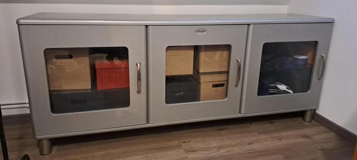 Malibu kast, Huis en Inrichting, Kasten | Vitrinekasten, Gebruikt, Minder dan 100 cm, 150 tot 200 cm, 25 tot 50 cm, Glas, Ophalen