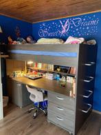 Chambre à coucher avec un lit mezzanine bureau garde robe, Kinderen en Baby's, Nieuw, Hoogslaper