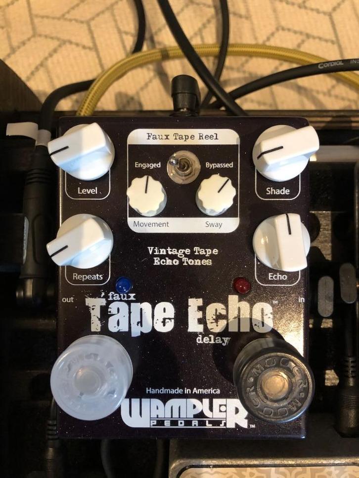 Vends Wampler Faux Tape Echo Tap Tempo, Muziek en Instrumenten, Effecten, Zo goed als nieuw, Delay of Echo, Ophalen of Verzenden