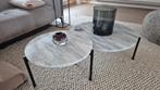 set van 2 salontafeltjes, Ophalen, Strak modern, Gebruikt, 50 tot 100 cm