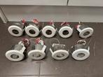 9 gebruikte witte inbouwspots GRATIS af te halen, Ophalen, Gebruikt, Metaal of Aluminium, Led