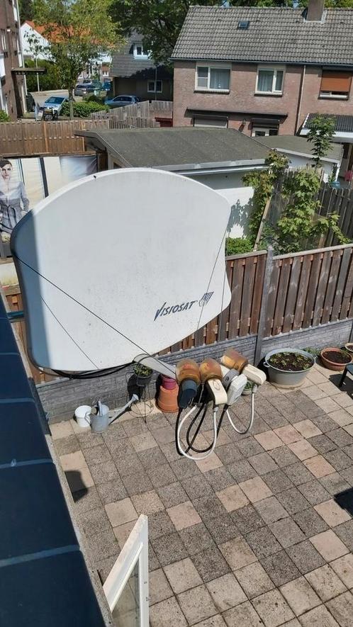 Visiosat schotel met satelliet  ontvangen Zgemma H.2H, Audio, Tv en Foto, Schotelantennes, Zo goed als nieuw, Ophalen
