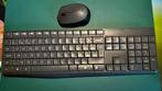 Logitech draadloos keyboard en muis, Computers en Software, Gebruikt, Toetsenbord en muis-set, Logitech, Azerty