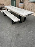 Eettafel met bank, Tuin en Terras, Ophalen, Zo goed als nieuw