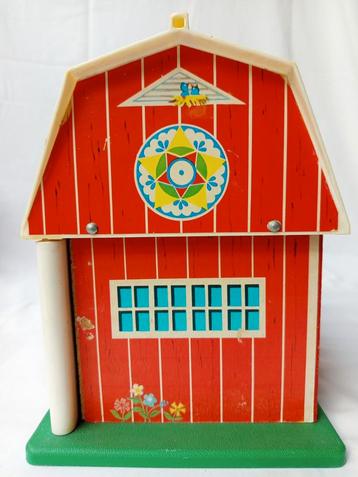 VINTAGE 1967 FISHER PRICE | 915 Play Family Farm | BE made beschikbaar voor biedingen