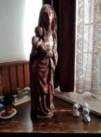 houten Mariabeeld, Antiek en Kunst, Antiek | Religieuze voorwerpen, Ophalen