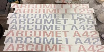 Arcomet stickers bouwkranen, Enlèvement