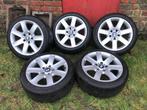 5 BMW velgen met banden, Auto-onderdelen, Ophalen, Gebruikt, Banden en Velgen, 17 inch