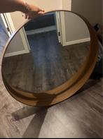 Ronde houten spiegel, Ophalen, Rond, Nieuw, Minder dan 100 cm