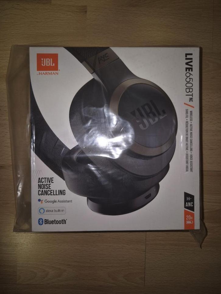 JBL Live 650 BT NC, Audio, Tv en Foto, Hoofdtelefoons, Nieuw, Op oor (supra aural), Overige merken, Draadloos, Bluetooth, Surround