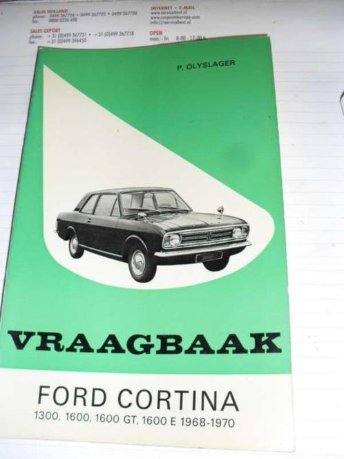 Vraagbaak Ford Cortina, Auto diversen, Handleidingen en Instructieboekjes, Ophalen of Verzenden