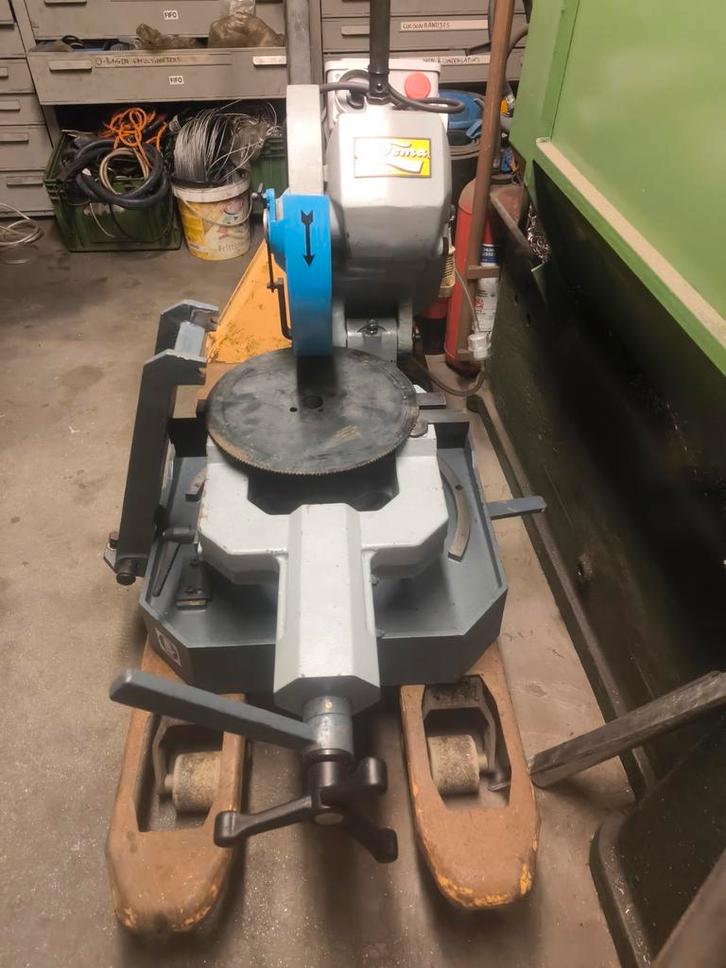 Huvema HU 315DV Low-400V 1.32-1.91 Kw (rvs geschikt), Bricolage & Construction, Outillage | Scies mécaniques, Comme neuf, Scie à onglet