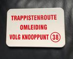 TRAPPISTENROUTE bordje, Ophalen of Verzenden, Gebruikt, Reclamebord, Plaat of Schild, Overige merken