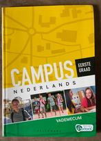 Campus Nederlands Vademecum Eerste graad, Boeken, Ophalen of Verzenden, Nieuw, ASO, Nederlands