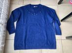 Nieuwe donkerblauwe trui met sierkralen - Maat XL, Kleding | Dames, Truien en Vesten, Ophalen of Verzenden, Nieuw, Maat 46/48 (XL) of groter