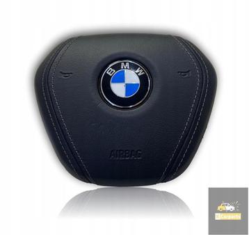 Bestuurdersairbag BMW G11 G30 leder bruin garen beschikbaar voor biedingen
