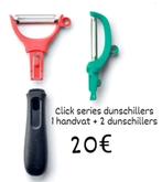 Éplucheurs de la série Tupperware Click, Maison & Meubles, Cuisine| Tupperware, Enlèvement ou Envoi, Neuf