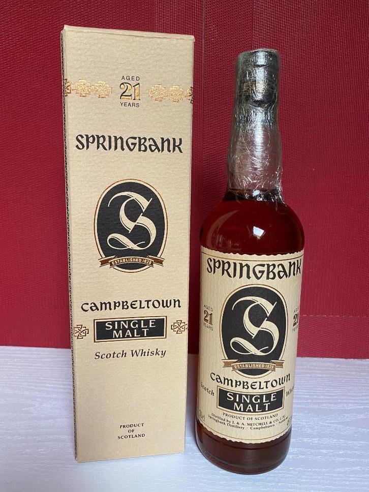 Springbank 21-year-old, Verzamelen, Wijnen, Nieuw, Vol, Ophalen