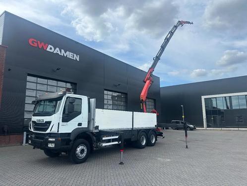 Iveco Trakker 360 6x4 Palfinger PK 33002-EH E + Fly Jib Euro, Auto's, Vrachtwagens, ABS, Airconditioning, Mistlampen, Radio, Trekhaak
