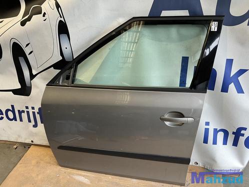 SKODA FABIA 2 Grijs 9202 links voor deur portier, Auto-onderdelen, Carrosserie, Deur, Skoda, Voor, Links, Gebruikt