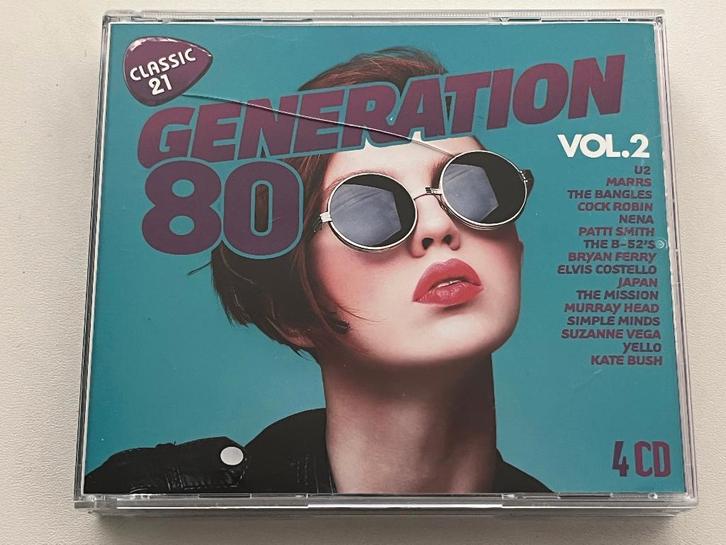 Various - Génération 80 Vol. 2 (Classic 21) 4-CD Set, CD & DVD, CD | Compilations, Utilisé, Pop, Coffret, Enlèvement ou Envoi